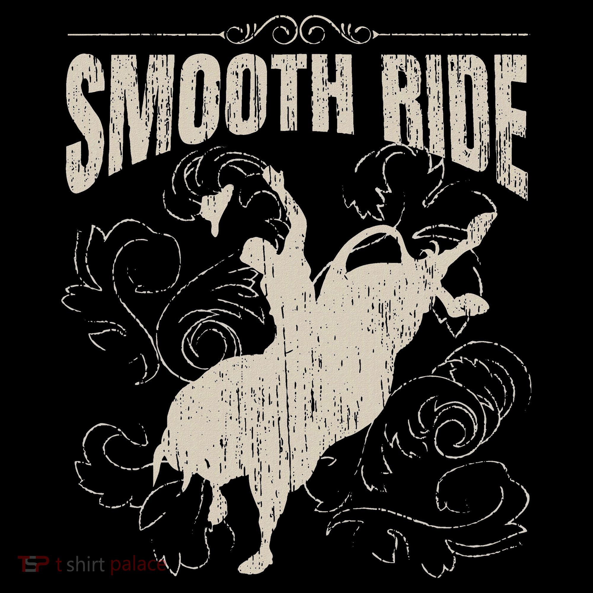 Smooth Ride Funny Rodeo Cool Bull Rider Cowboy Gift Women's Hoodie