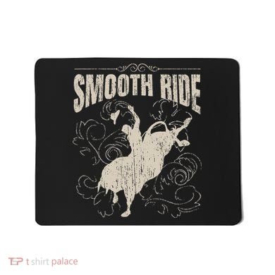 Smooth Ride Funny Rodeo Cool Bull Rider Cowboy Gift Mousepad