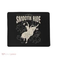 Smooth Ride Funny Rodeo Cool Bull Rider Cowboy Gift Mousepad thumb 0