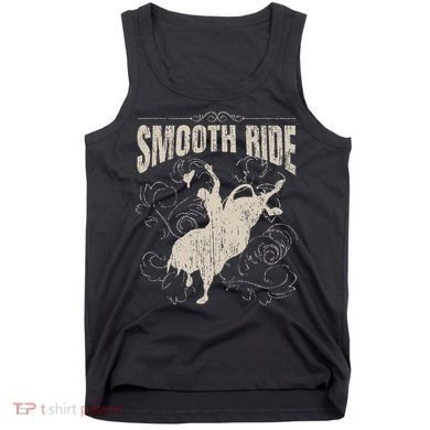 Smooth Ride Funny Rodeo Cool Bull Rider Cowboy Gift Tank Top