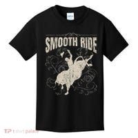 Smooth Ride Funny Rodeo Cool Bull Rider Cowboy Gift Kids T-Shirt thumb 0