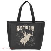 Smooth Ride Funny Rodeo Cool Bull Rider Cowboy Gift Tote Bag thumb 0