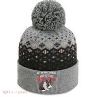 Show Rabbit For Dutch Rabbit Owner The Baniff Cuffed Pom Beanie thumb 0