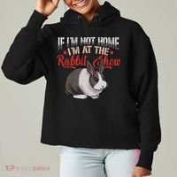 Show Rabbit For Dutch Rabbit Owner Ladies Heavyweight Boxy Pullover Hoodie thumb 0