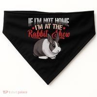 Show Rabbit For Dutch Rabbit Owner USA-Made Doggie Bandana thumb 0
