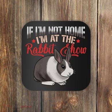 Show Rabbit For Dutch Rabbit Owner Coaster