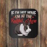 Show Rabbit For Dutch Rabbit Owner Coaster thumb 0