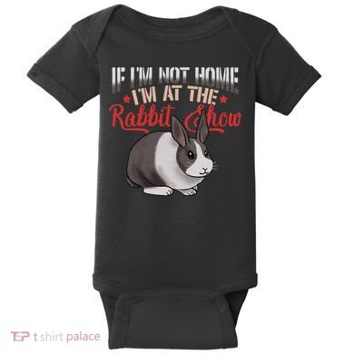 Show Rabbit For Dutch Rabbit Owner Baby Bodysuit