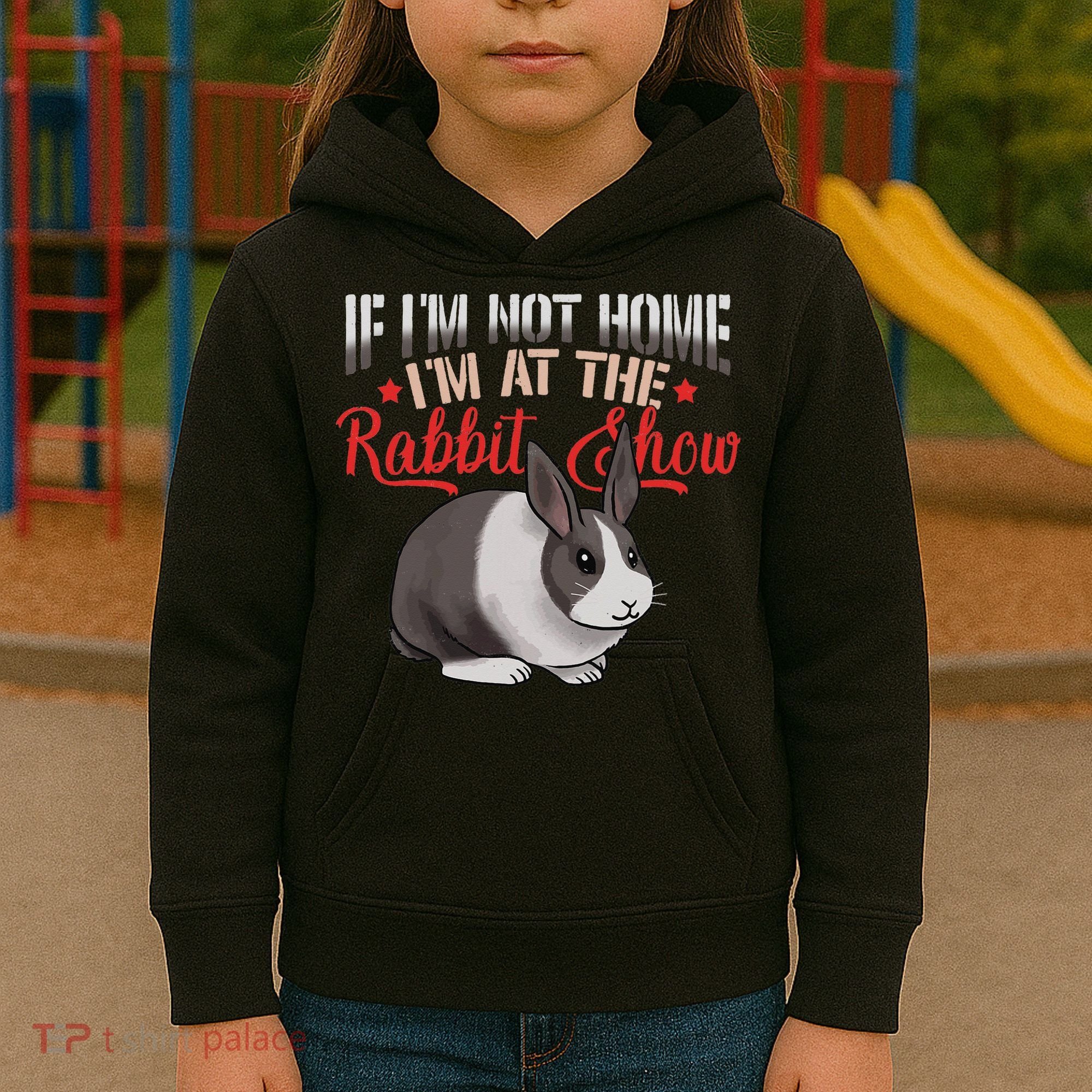 Show Rabbit For Dutch Rabbit Owner Kids Hoodie