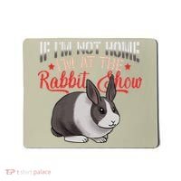 Show Rabbit For Dutch Rabbit Owner Mousepad thumb 0