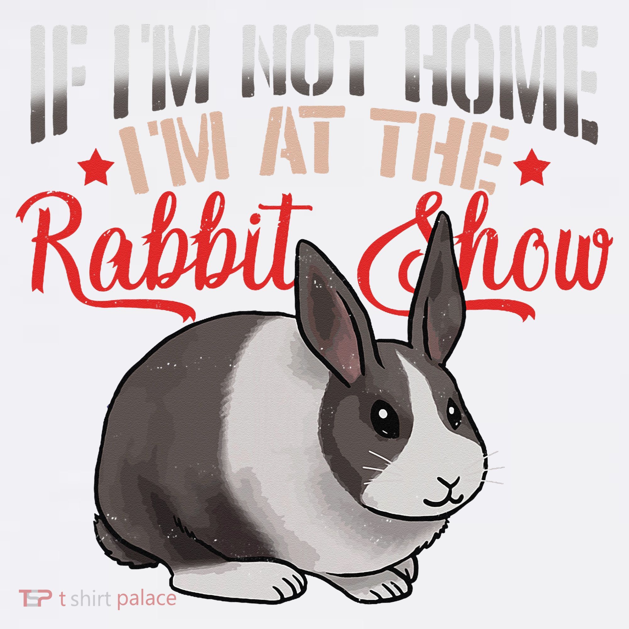Show Rabbit For Dutch Rabbit Owner Comfort Colors Garment-Dyed Hooded Sweatshirt