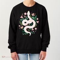 Snake Reptile Flowers Poisonous Python Cobra Animal Gift Women's Sweatshirt thumb 0