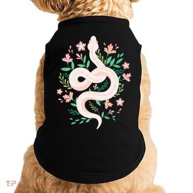 Snake Reptile Flowers Poisonous Python Cobra Animal Gift Doggie Tank