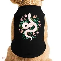Snake Reptile Flowers Poisonous Python Cobra Animal Gift Doggie Tank thumb 0