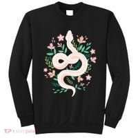 Snake Reptile Flowers Poisonous Python Cobra Animal Gift Sweatshirt thumb 0