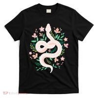Snake Reptile Flowers Poisonous Python Cobra Animal Gift T-Shirt thumb 0