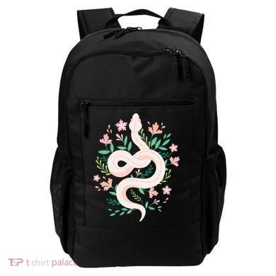 Snake Reptile Flowers Poisonous Python Cobra Animal Gift Backpack