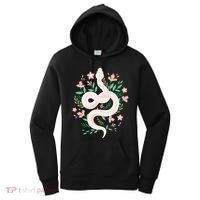 Snake Reptile Flowers Poisonous Python Cobra Animal Gift Women's Hoodie thumb 0