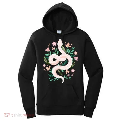 Snake Reptile Flowers Poisonous Python Cobra Animal Gift Women's Hoodie