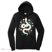 Snake Reptile Flowers Poisonous Python Cobra Animal Gift Women's Hoodie thumb 0