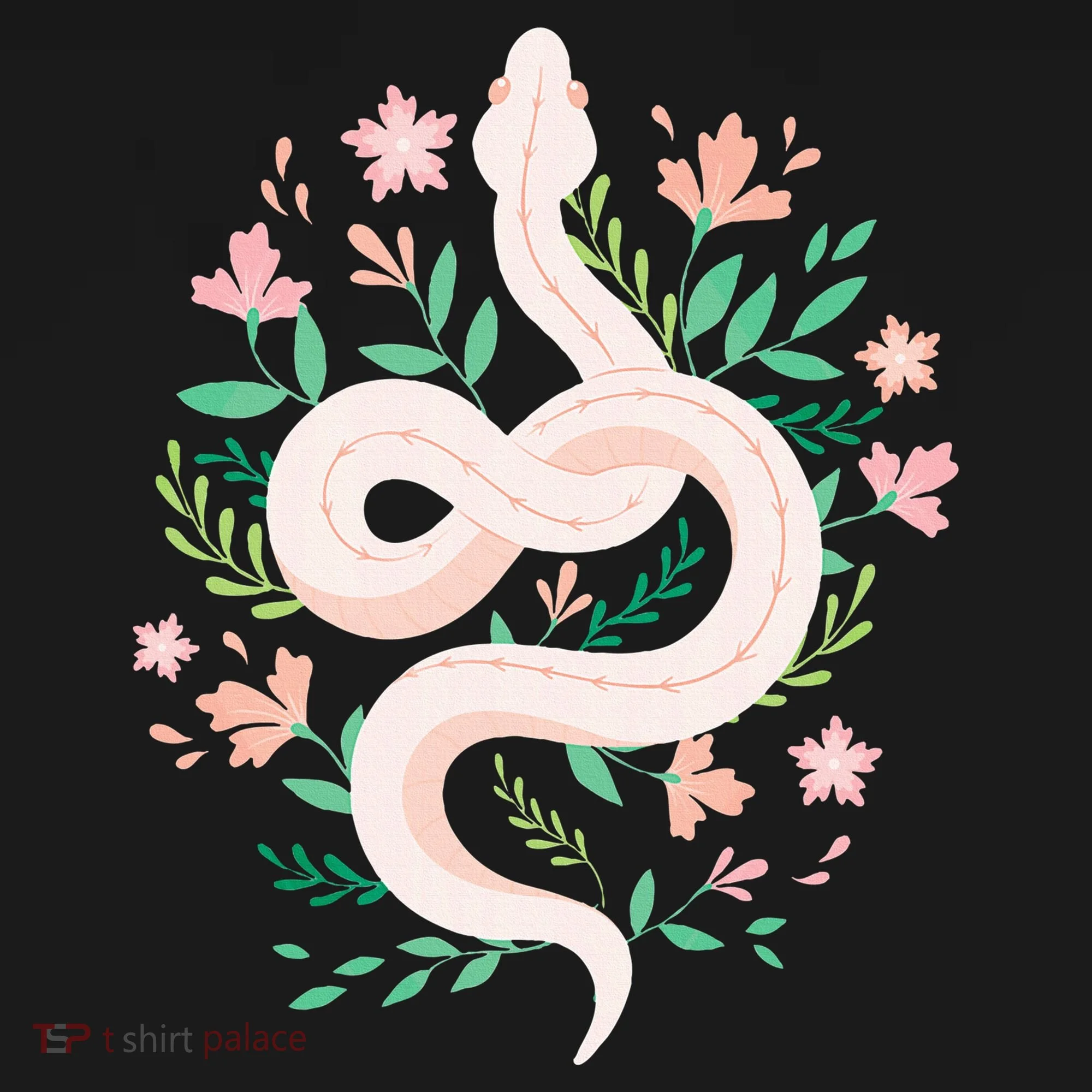 Snake Reptile Flowers Poisonous Python Cobra Animal Gift Women's Hoodie