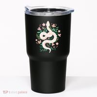 Snake Reptile Flowers Poisonous Python Cobra Animal Gift Tumbler thumb 0