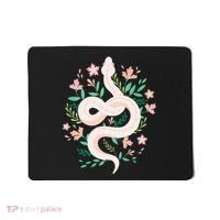 Snake Reptile Flowers Poisonous Python Cobra Animal Gift Mousepad thumb 0