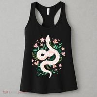 Snake Reptile Flowers Poisonous Python Cobra Animal Gift Women's Tank Top thumb 3