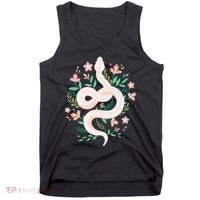 Snake Reptile Flowers Poisonous Python Cobra Animal Gift Tank Top thumb 0