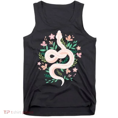 Snake Reptile Flowers Poisonous Python Cobra Animal Gift Tank Top