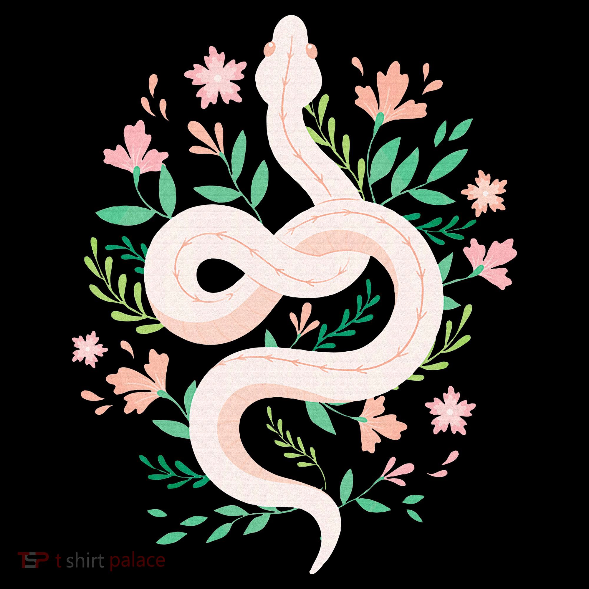 Snake Reptile Flowers Poisonous Python Cobra Animal Gift Tank Top