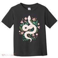 Snake Reptile Flowers Poisonous Python Cobra Animal Gift Toddler T-Shirt thumb 0