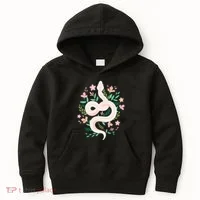 Snake Reptile Flowers Poisonous Python Cobra Animal Gift Kids Hoodie thumb 0