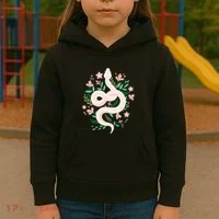 Snake Reptile Flowers Poisonous Python Cobra Animal Gift Kids Hoodie thumb 3
