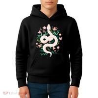Snake Reptile Flowers Poisonous Python Cobra Animal Gift Kids Hoodie thumb 4