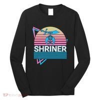 Shriner Retro Freemason Masonic Mystic Shrine Long Sleeve Shirt thumb 0