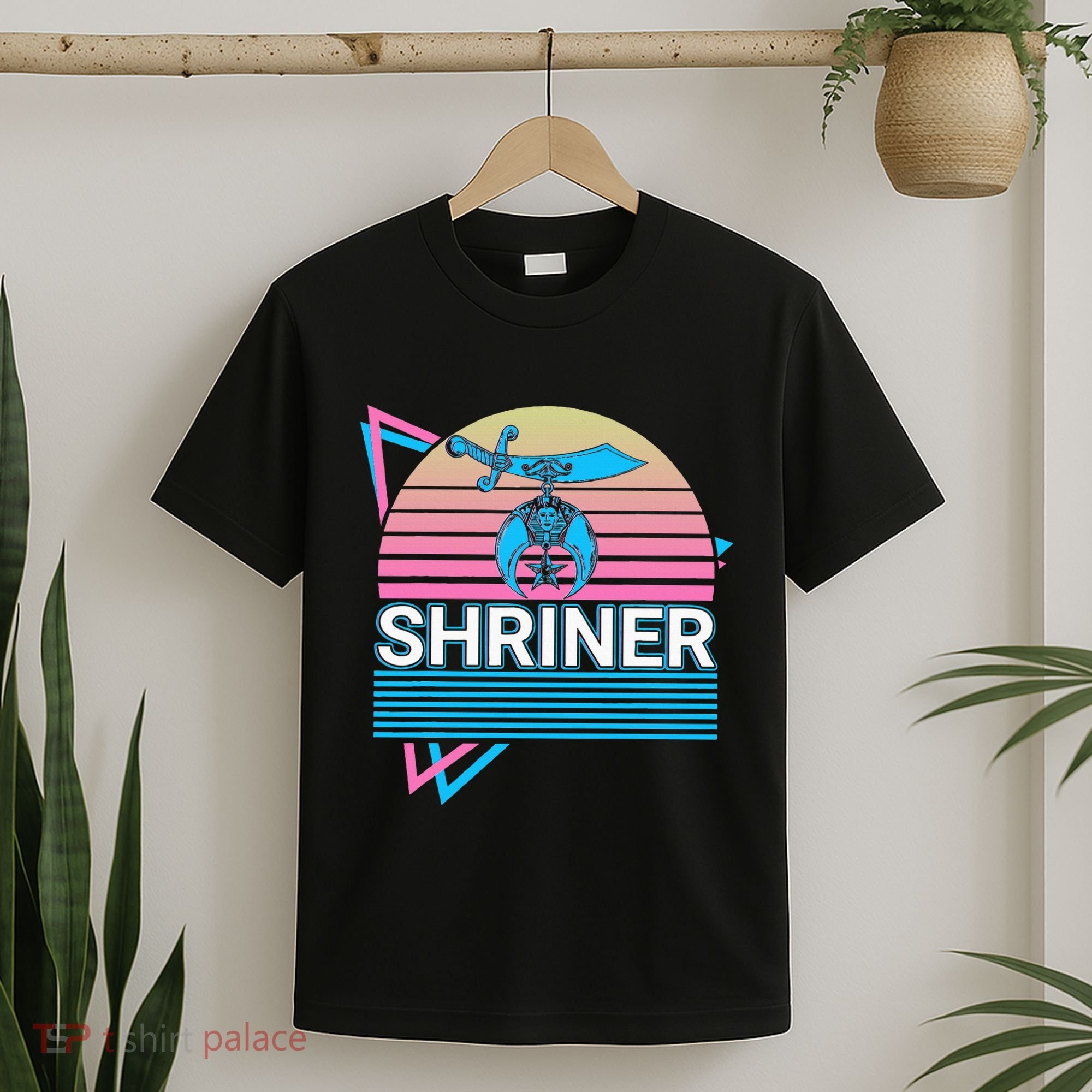 Shriner Retro Freemason Masonic Mystic Shrine T-Shirt