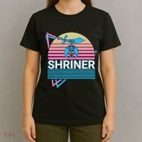 Shriner Retro Freemason Masonic Mystic Shrine T-Shirt thumb 4