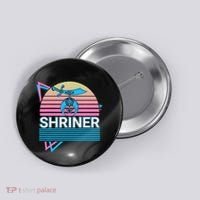 Shriner Retro Freemason Masonic Mystic Shrine Button thumb 0