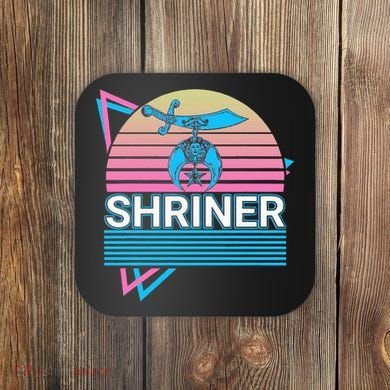 Shriner Retro Freemason Masonic Mystic Shrine Coaster