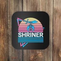 Shriner Retro Freemason Masonic Mystic Shrine Coaster thumb 0