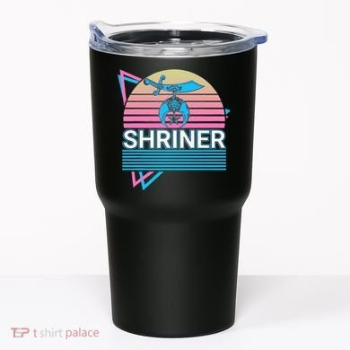 Shriner Retro Freemason Masonic Mystic Shrine Tumbler