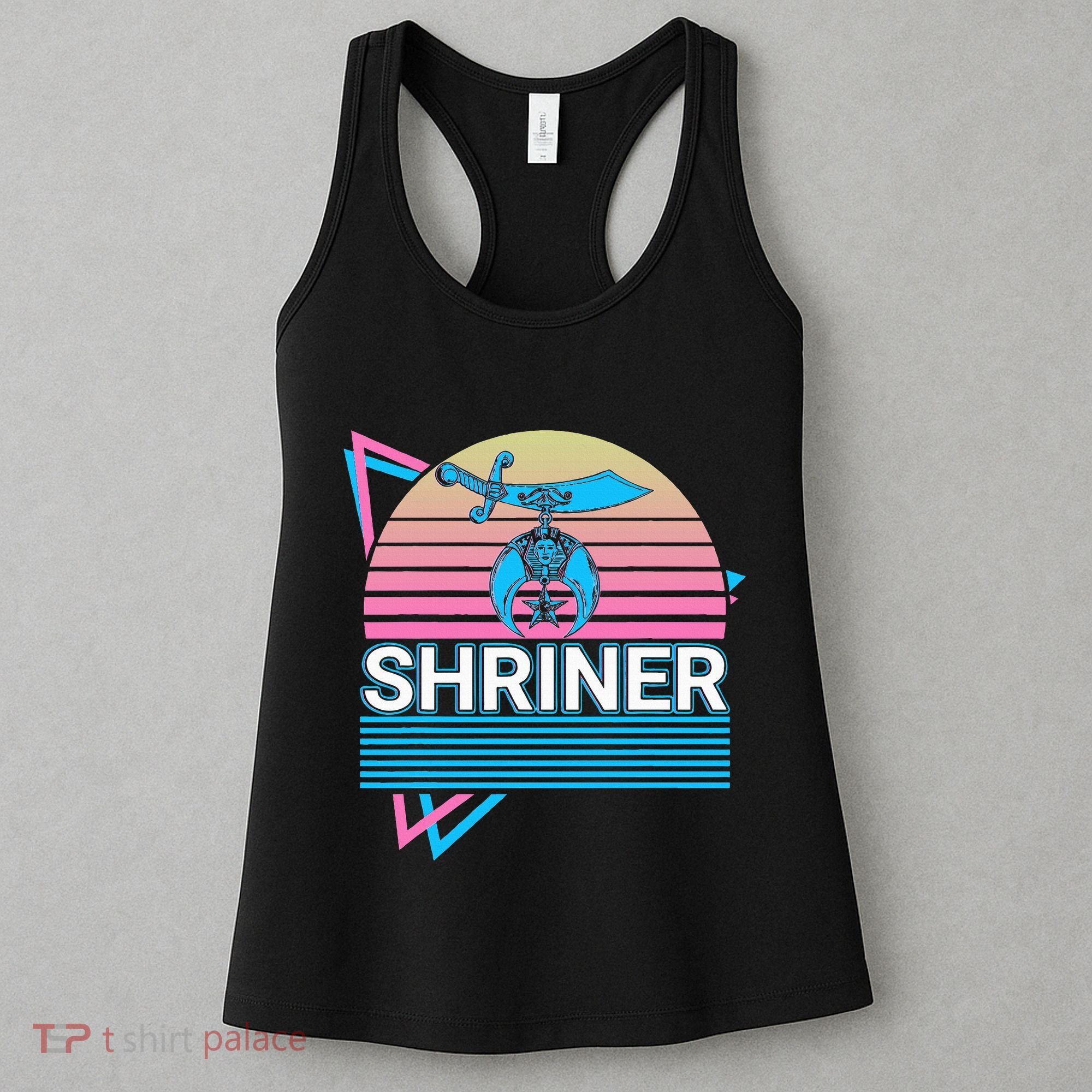 Shriner Retro Freemason Masonic Mystic Shrine Women's Tank Top