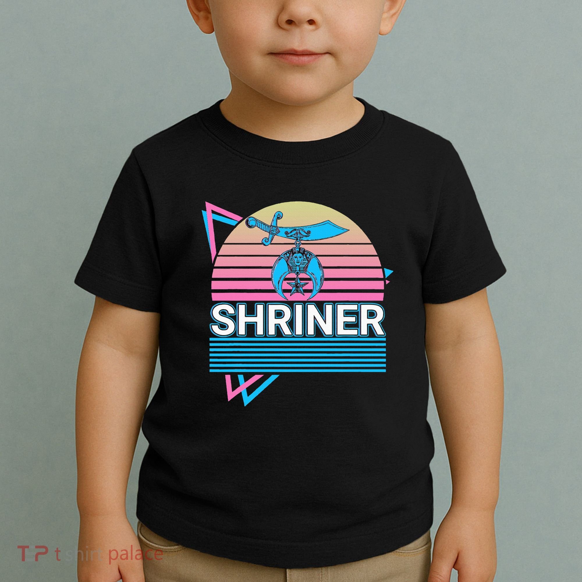 Shriner Retro Freemason Masonic Mystic Shrine Toddler T-Shirt