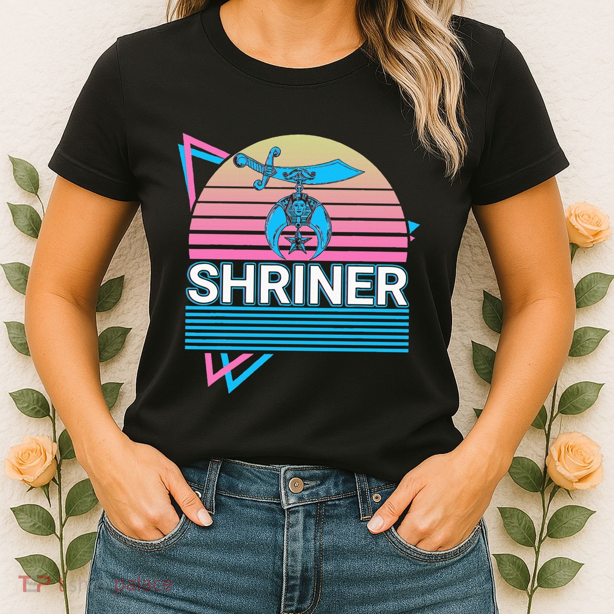 Shriner Retro Freemason Masonic Mystic Shrine Women's T-Shirt