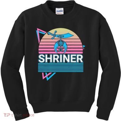 Shriner Retro Freemason Masonic Mystic Shrine Kids Sweatshirt