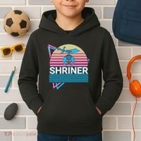Shriner Retro Freemason Masonic Mystic Shrine Kids Hoodie thumb 2