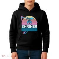 Shriner Retro Freemason Masonic Mystic Shrine Kids Hoodie thumb 4