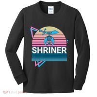 Shriner Retro Freemason Masonic Mystic Shrine Kids Long Sleeve Shirt thumb 0