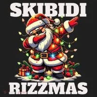 Skibidi Rizzmas Funny Christmas Dab Women's Sweatshirt thumb 2